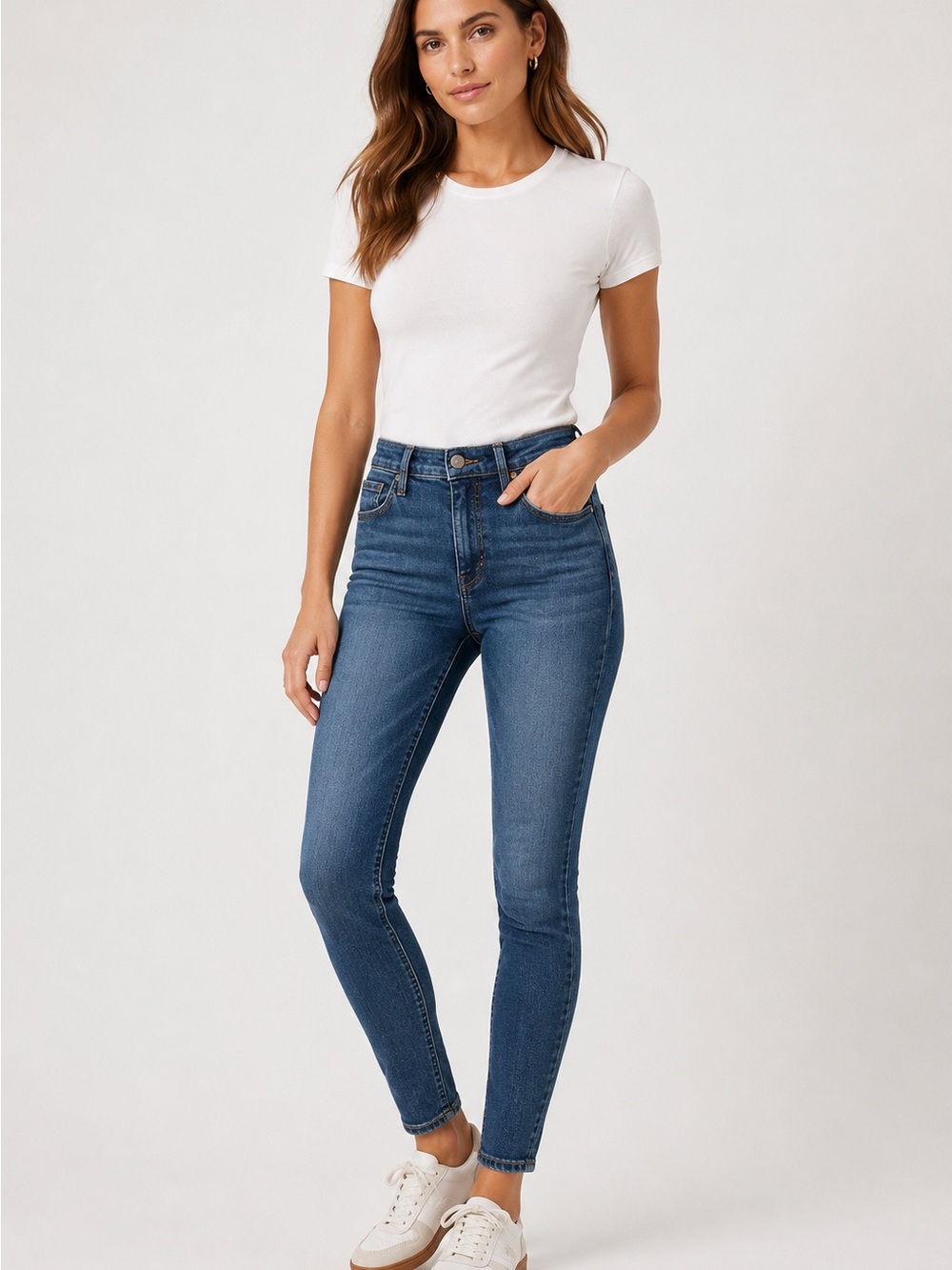 Madewell 10” High Rise Skinny Jeans Size 26 Medium Wash